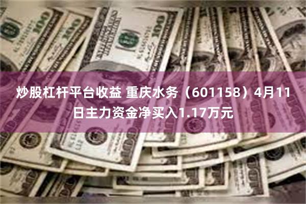 炒股杠杆平台收益 重庆水务(601158)4月11日主力资金净买入1.17万元
