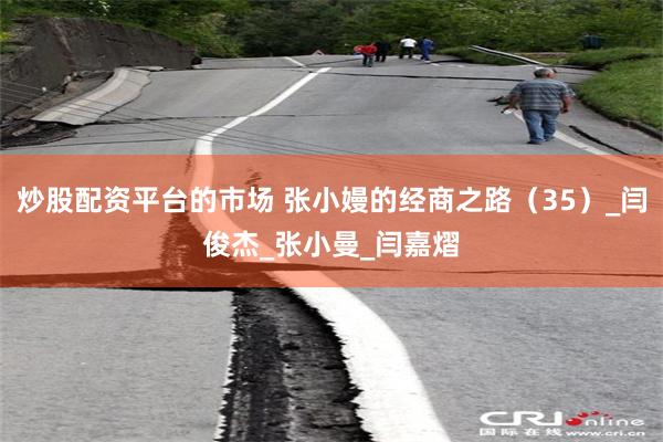 炒股配资平台的市场 张小嫚的经商之路(35)_闫俊杰_张小曼_闫嘉熠